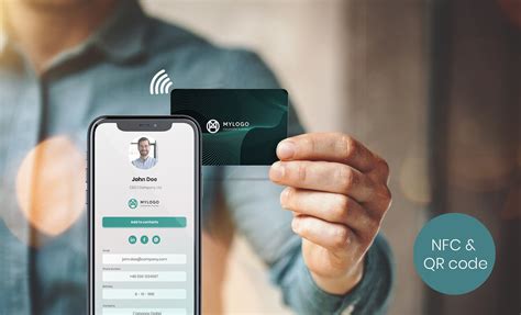 add nfc chip to business cards|nfc contactless business card.